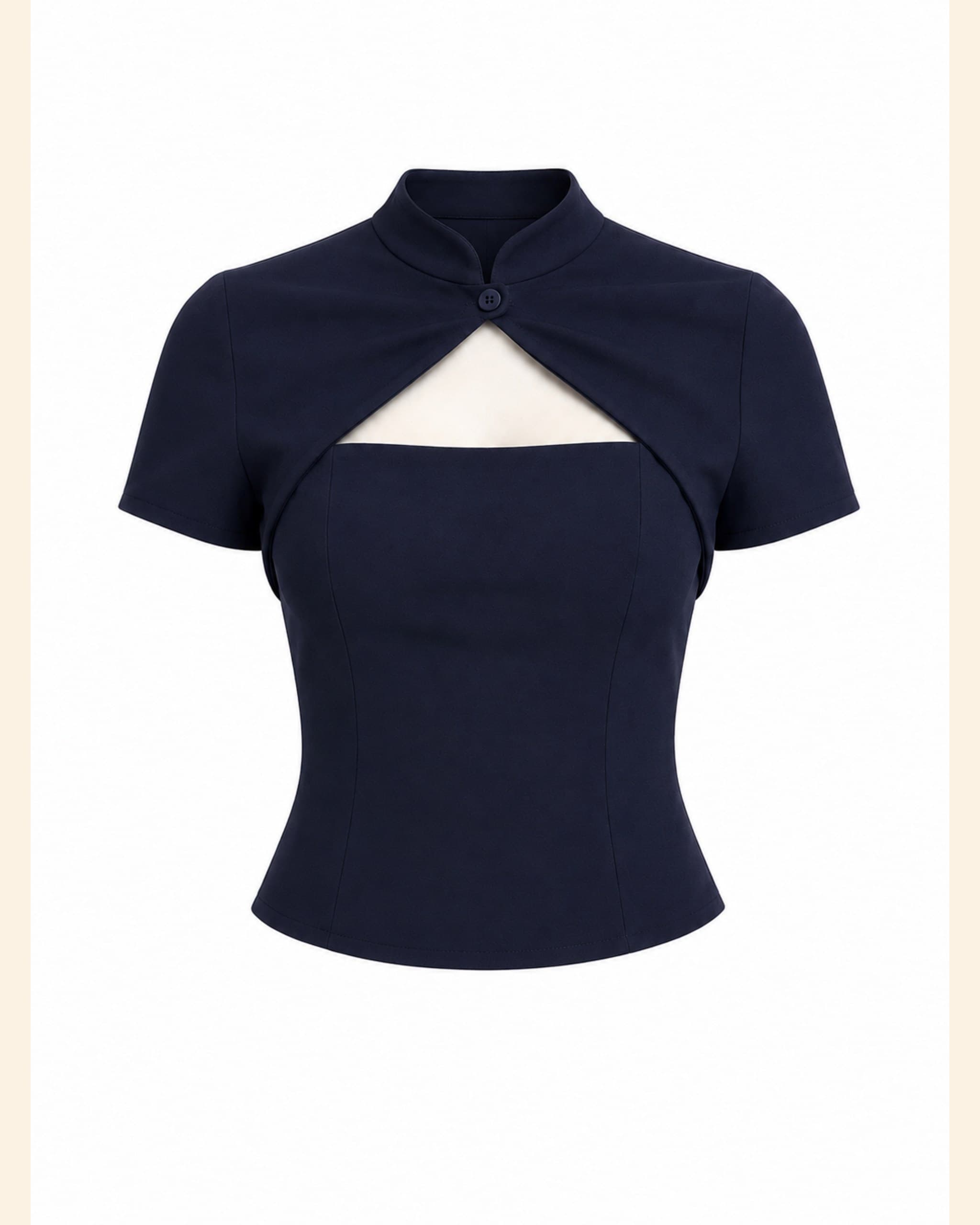 Blue Japanese Top